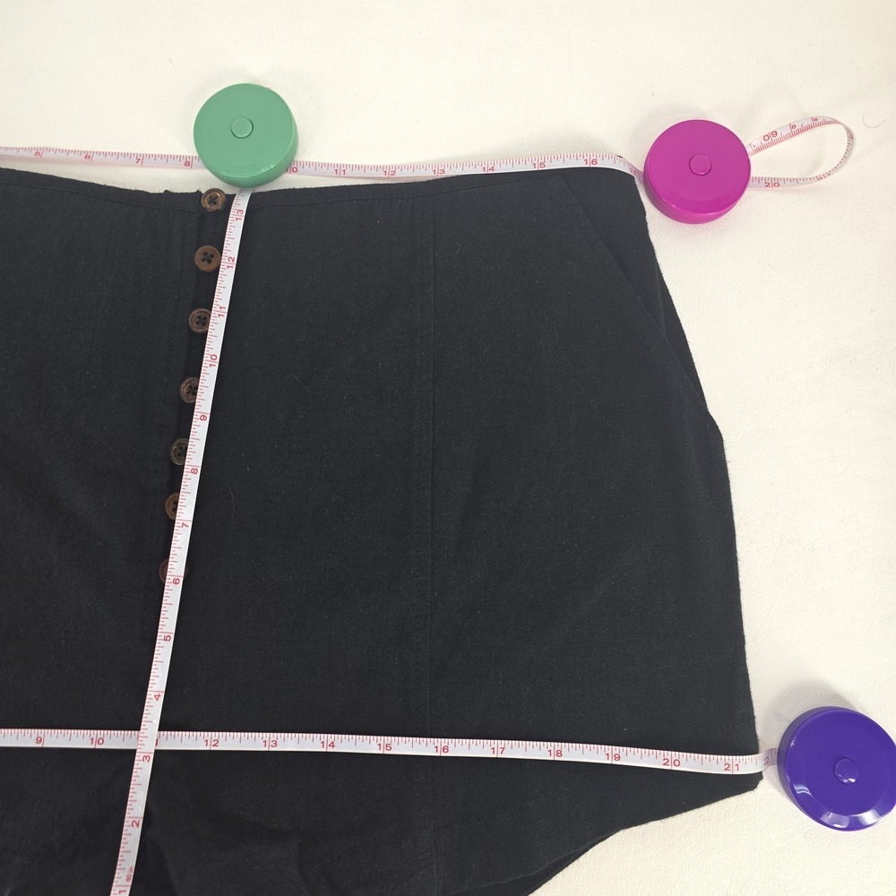 Free People Tabea Babydoll Tank & Shorts Set Womens XL Black Boho Preppy NEW NWT - Picture 7 of 16